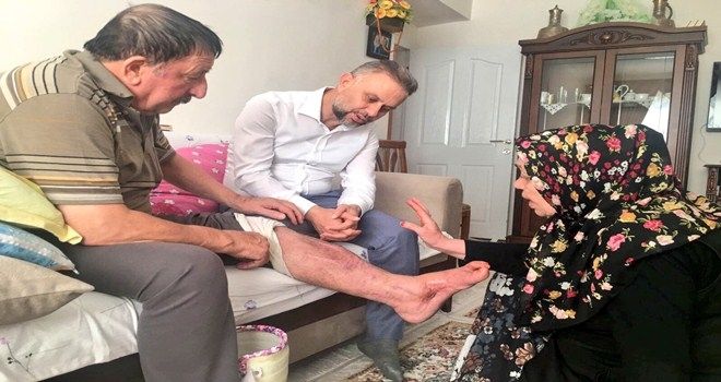  Ertürk´ten Mustafa Amca´ya anlamlı ziyaret