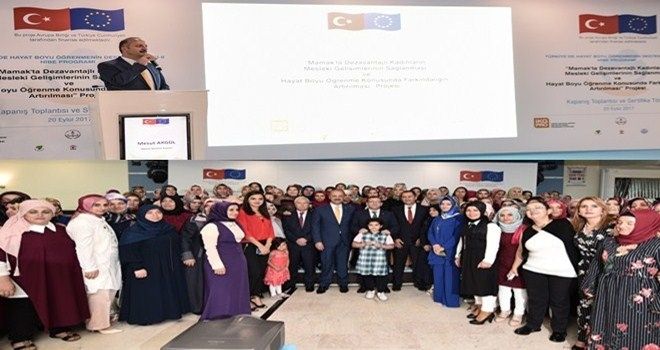 AB destekli proje ile 120 kadın Meslek sahibi oldu
