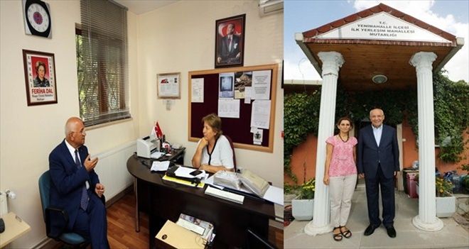 Yaşar´dan kapı kapı muhtar ziyareti