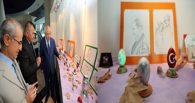 Yenimahalle´de yumurta sanata dönüştü