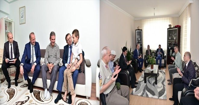 Akgül şehit aileleri ziyaret etti