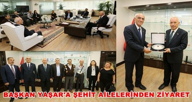 Şehit aileleri ve Gazilerden Yaşar´a ziyaret