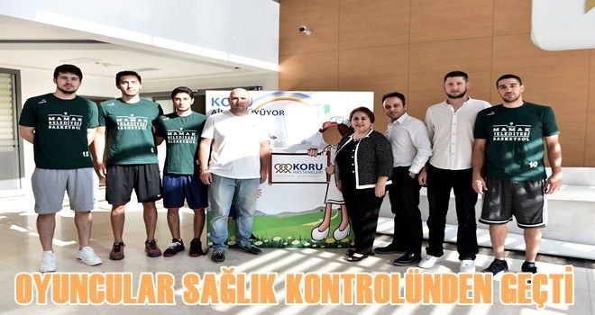 Oyuncular sağlık kontrolünden geçti