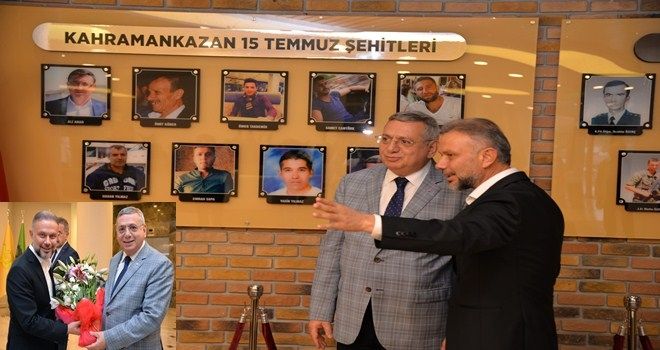 Haberal´dan Kahramankazan´a anlamlı ziyaret 