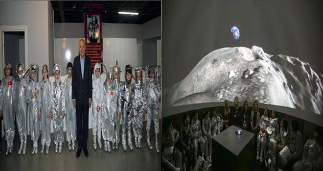 Yenimahalle´nin minik astronotları Planetaryum da