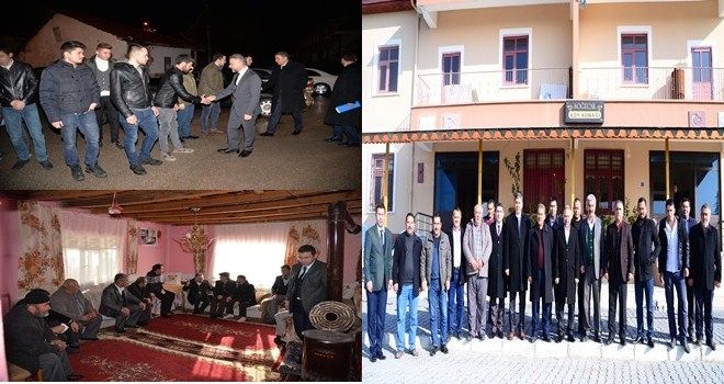 Başkan Ertürk´ten köylere ziyaret