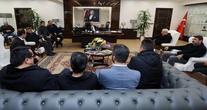 Başkan Yaşar´dan minibüsçülere destek sözü