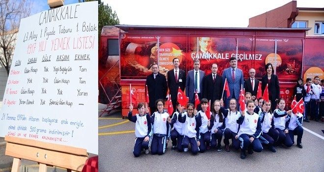 Çanakkale Zaferi Müzesi TIR´ı Kahramankazan´da