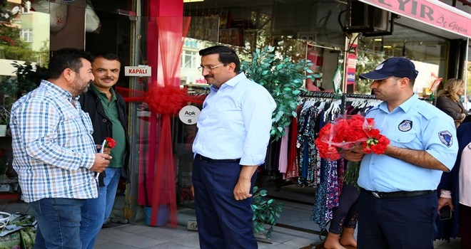 KEÇİÖREN ESNAFI ?AHİLİK KÜLTÜRÜ HAFTASI´NDA UNUTULMADI