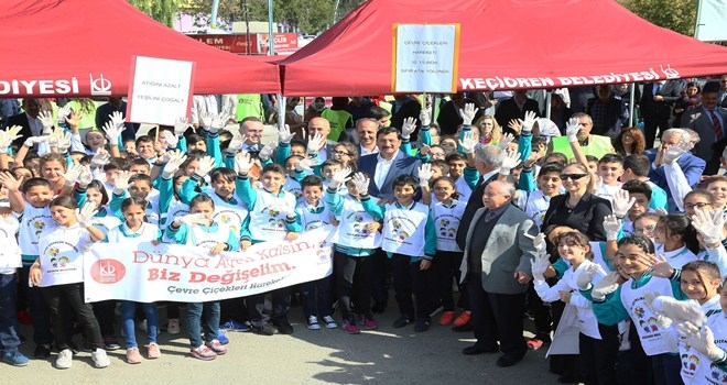 DAHA YEŞİL KEÇİÖREN İÇİN EL ELE TEMİZLİK