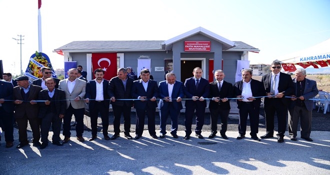Fatih Mahallesi´ne yeni muhtarlık binası  