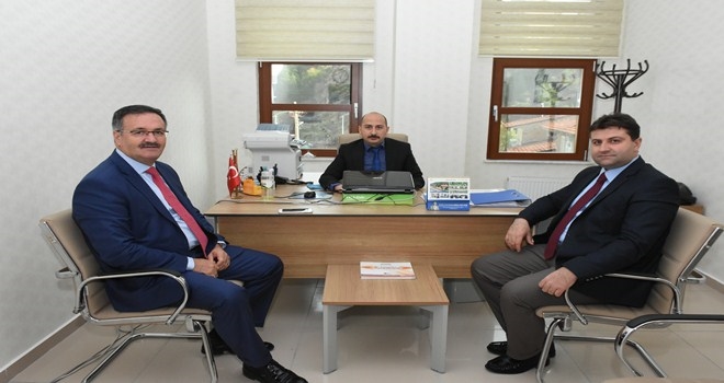GÜNEY´DEN KOSGEB TEMSİLCİSİ ALİ AYDIN´A ZİYARET 