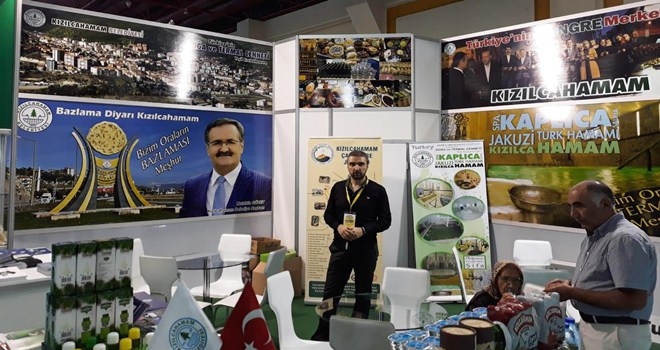 KIZILCAHAMAM BELEDİYESİ ANTALYA YÖREX FUARINDA YERİNİ ALDI