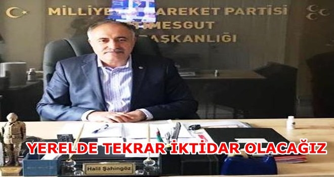İTTİFAK YOK MHP ?YERELDE İKTİDARA? DEVAM