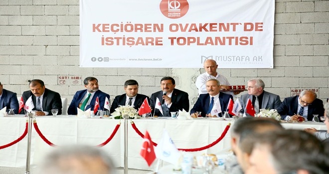 BAŞKAN AK MÜTEAHHİTLERLE BULUŞTU, ÖNERİLERİ DİNLEDİ