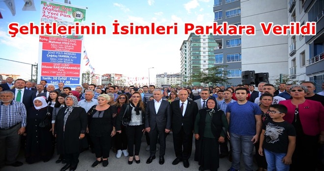 Şehitlerin ismi Yenimahalle´de yaşayacak