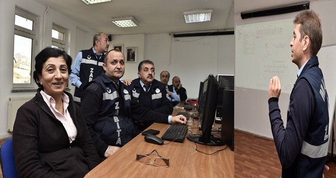   Zabıtaya teknoloji eğitimi