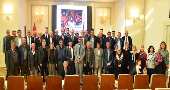 Şehit aileleri ve gaziler moral depoladı