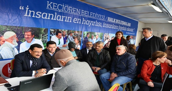 BAŞKAN AK BASINEVLERİ´NDE VATANDAŞLA BULUŞTU