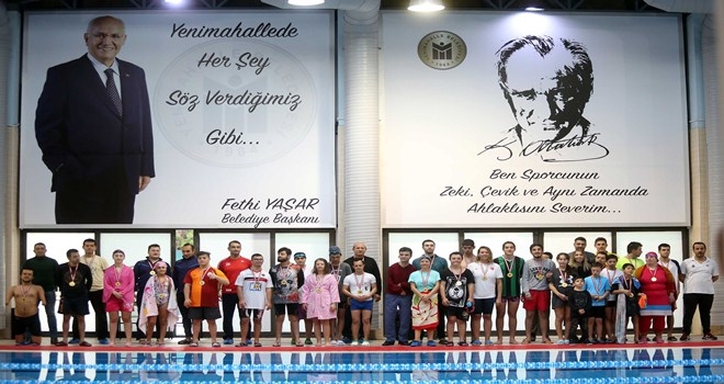 Özel sporcular kıyasıya rekabet etti