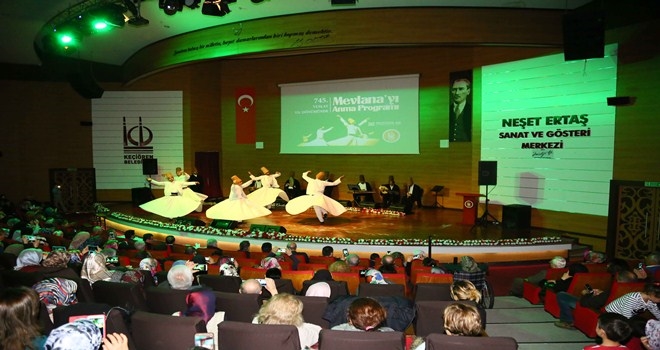 MEVLANA 745. ÖLÜM YILDÖNÜMÜNDE ANILDI