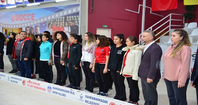 Kadın sporcular boccenin merkezinde buluştu