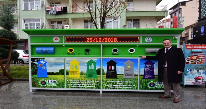 KIZILCAHAMAM BELEDİYESİ´NDEN GERİ DÖNÜŞÜME TAM DESTEK