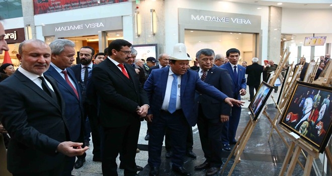 KEÇİÖREN BELEDİYESİ´NDEN CENGİZ AYTMATOV ANISINA RESİM SERGİSİ