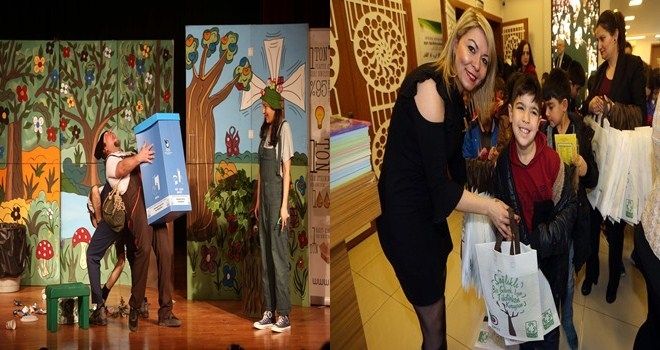 Miniklere tiyatrolu çevre eğitimi