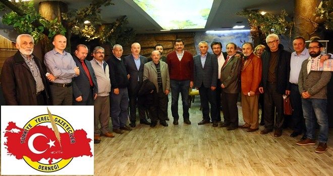 Yerel Gazeteciler Derneği Başkan Ak´la Bir Araya Geldi