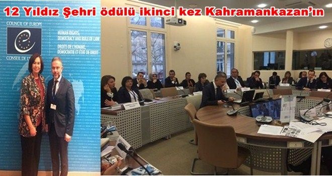Kahramankazan 12 Yıldız Şehri ödülünü ikinci kez kazandı