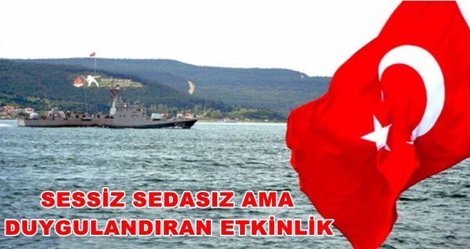 18 MART ŞEHİTLER GÜNÜ´NDE TSK´DAN ÇANAKKALE´DE  KUTLAMA