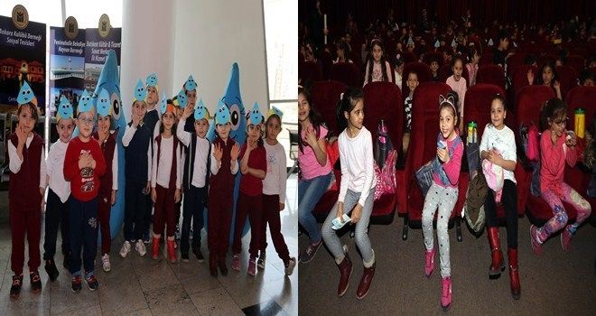Dünya su gününde minikler su tasarrufunu öğrendi