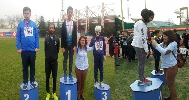 Engelli sporcular Yenimahalle´de yarıştı