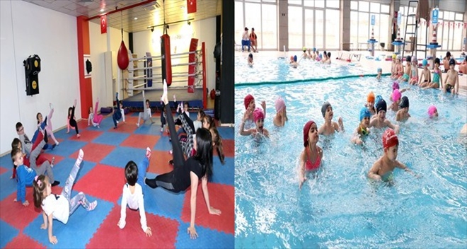 Anaokulları için havuz keyfi başladı