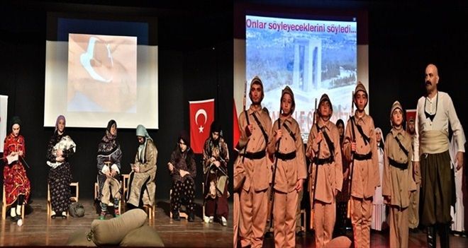 103 Yıllık Destan sahnelendi