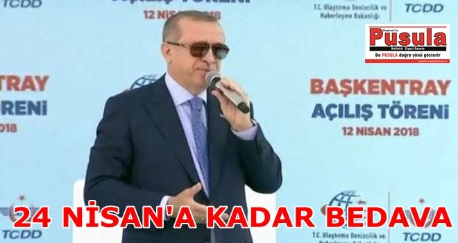Başkentray Cumhurbaşkanı tarafından açıldı
