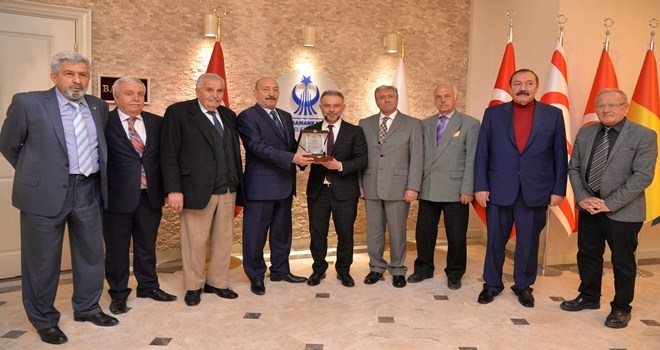 Emekli polislerden Ertürk´e ziyaret
