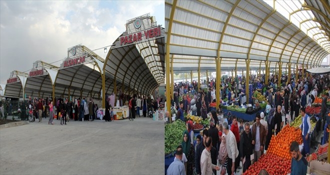 ALSANCAK MAHALLESİ KAPALI PAZARI AÇILDI