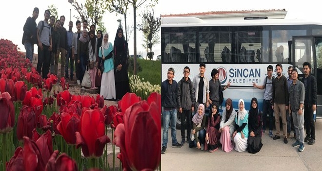SİNCAN´DA AÇAN LALELERE ULUSLARARASI İLGİ