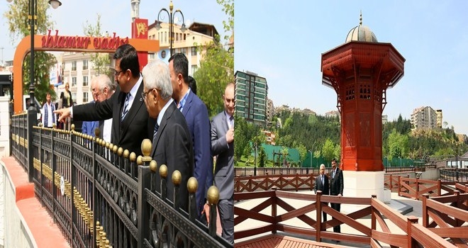 BAŞKAN AK, MÜSTEŞAR ÖZTÜRK´E GÜMÜŞDERE´Yİ GEZDİRDİ