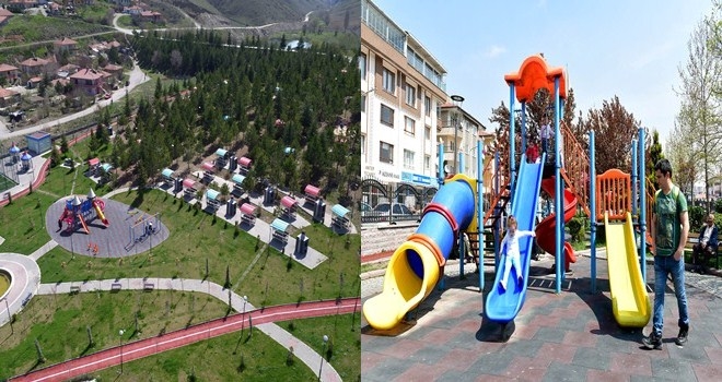 Mamak´ta parklar yaza hazırlanıyor