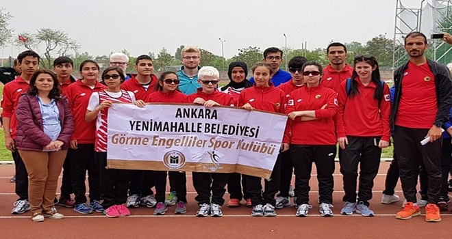 Yenimahalle´nin gören kalpleri 32 madalya aldı