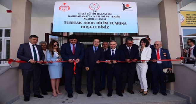Ertürk liseli mucitlerle buluştu