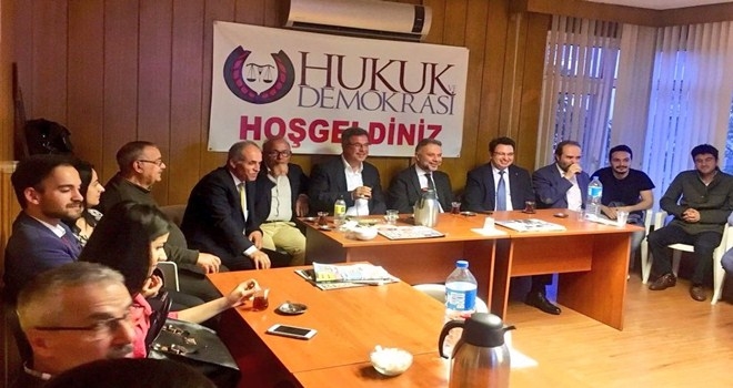 Ertürk hukukçularla buluştu  