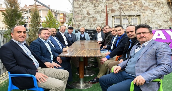 Esnafla bir araya geldiler