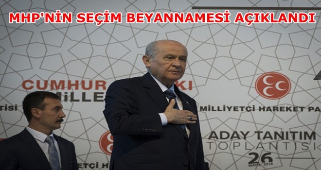 MHP Lideri Bahçeli, Seçim Beyannamesini Açıkladı 