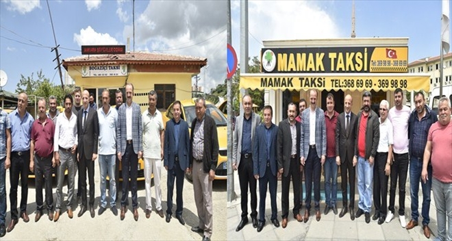 Taksicilere sürpriz ziyaret