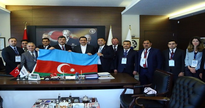 AZERİ BELEDİYE BAŞKANLARI KEÇİÖREN´İ GEZDİ