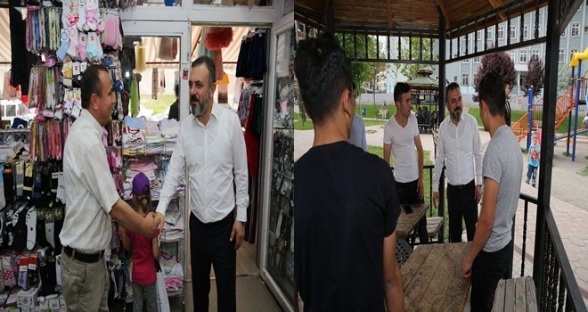 ERCAN SEÇİM ÇALIŞMALARI İÇİN SAHADA